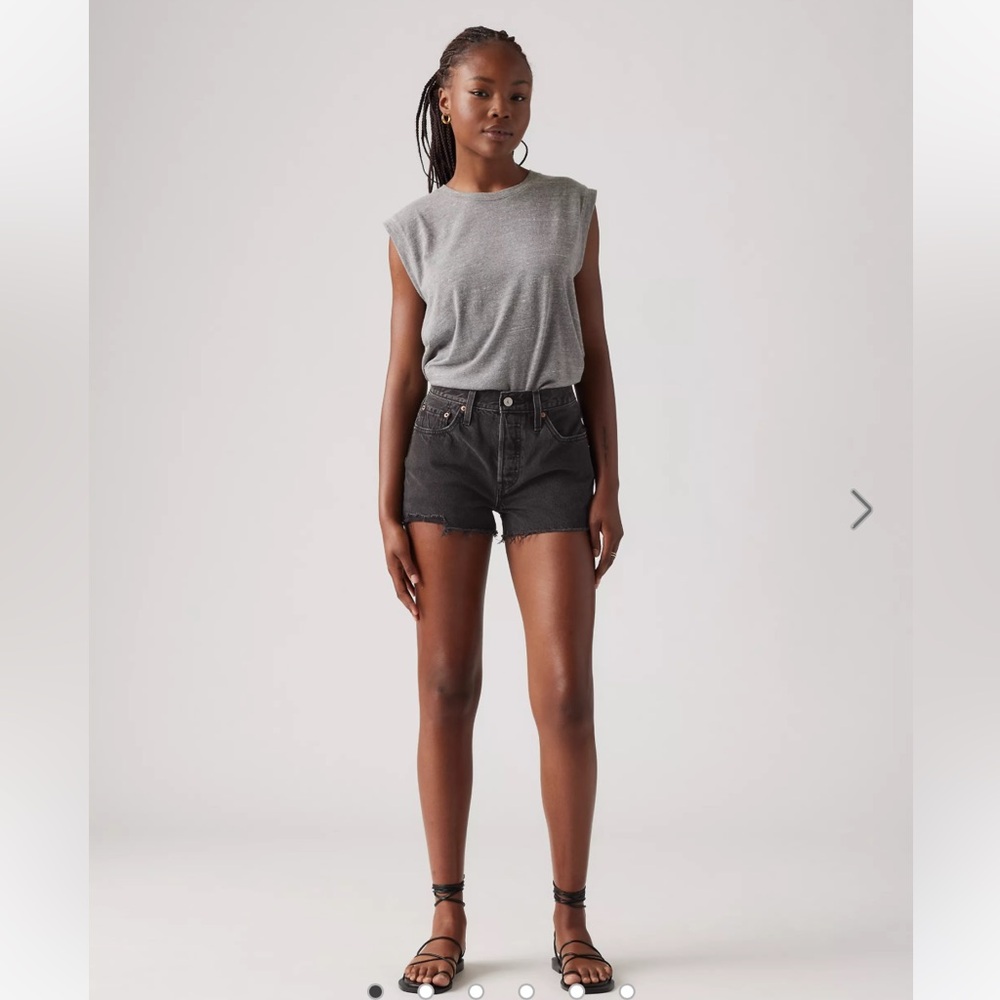 Levi’s 501 Original Fit High Rise Denim Shorts